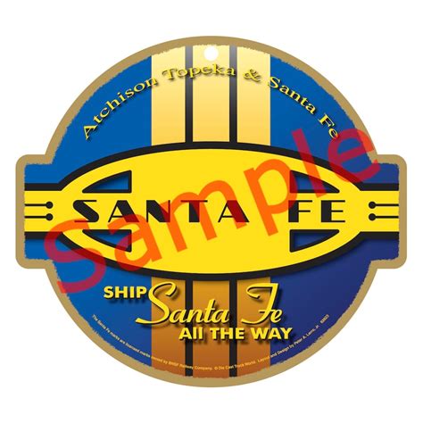 Santa Fe Railroad Logo Wood Plaque / Sign - Etsy