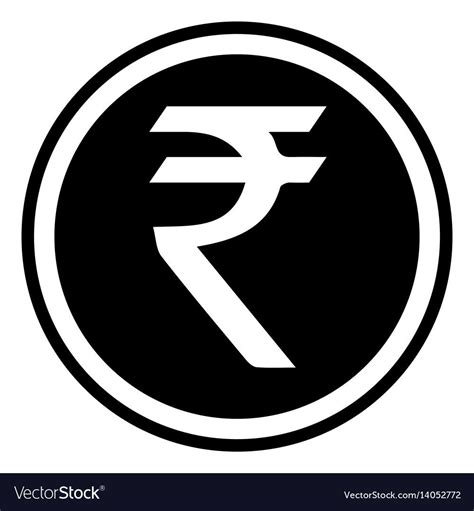 Currency symbol india indian rupee inr vector image on VectorStock | Currency symbol, National ...