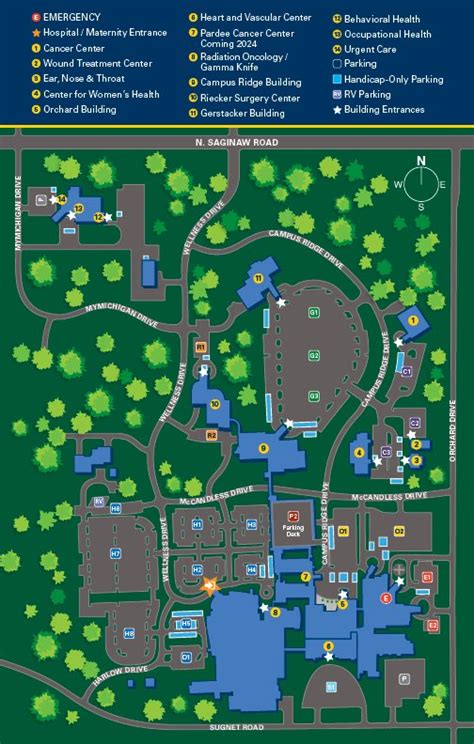 Midland College Campus Map