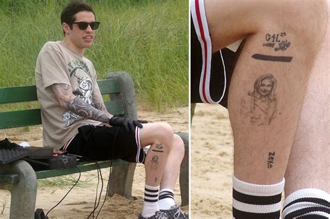 Tnarame: Pete Davidson's life in ink: From odes to his exes to tattoos ...