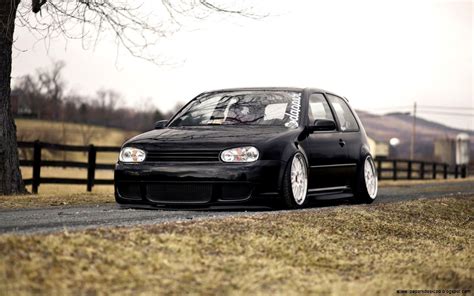 Vw R32 Wallpaper - Vw Golf 4 Black (#1534278) - HD Wallpaper ...