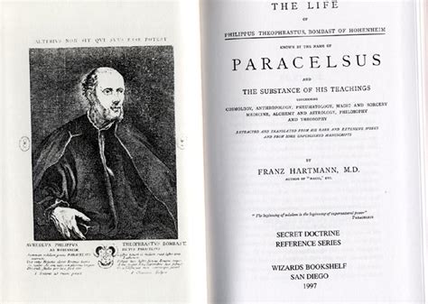 Paracelsus Life & Teachings- by Franz Hartmann