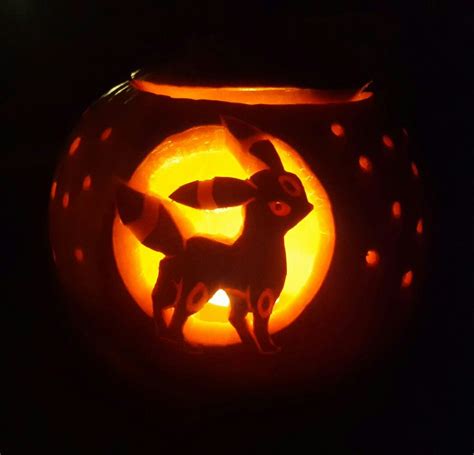 Pumpkin- pompoen Pokemon Umbreon