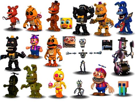 a little fnaf world characters pack by fnafeditstop on DeviantArt