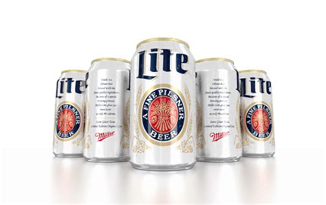 Original Miller Lite Can Limited-Edition | Dieline - Design, Branding & Packaging Inspiration