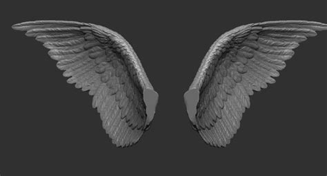 Wings printable 3 3D model 3D printable | CGTrader