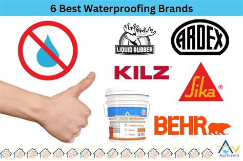 6 Best Waterproofing Brands All Time