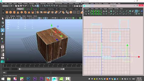 UVing and Texturing for the very first time in Maya 2016 - YouTube