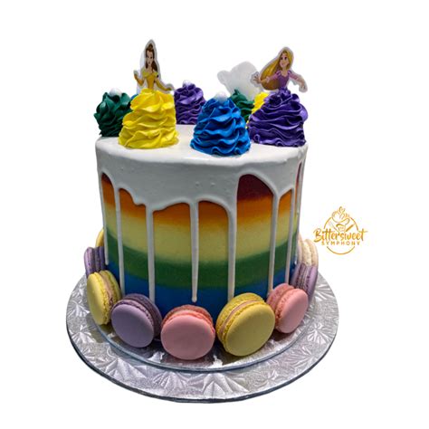 Rainbow Princess Theme Cake – Bitter Sweet and Symphony