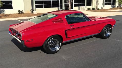 1968 Mustang GT Fastback Candy Apple Red - YouTube