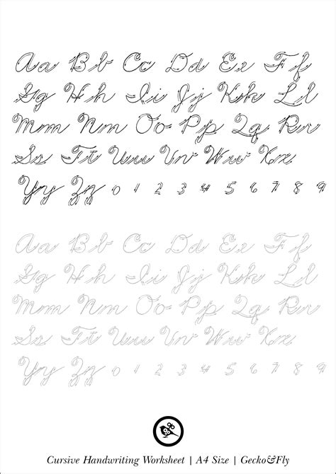 7 Printable Cursive Handwriting Worksheets For Beautiful Penmanship