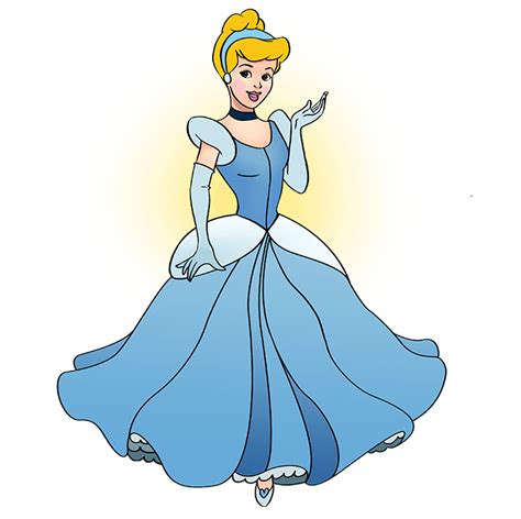 How to Draw Cinderella - Really Easy Drawing Tutorial