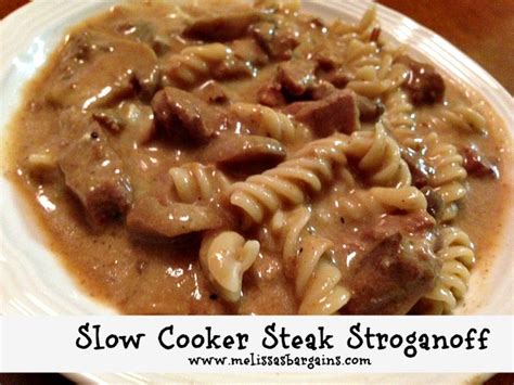 Slow Cooker Steak Stroganoff Recipe