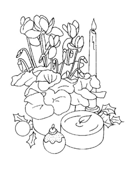 Christmas Scenes Coloring Pages - Coloring Home