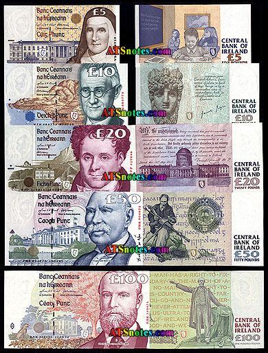 irland money | Ireland Republic banknotes | Bank notes, Ireland ...