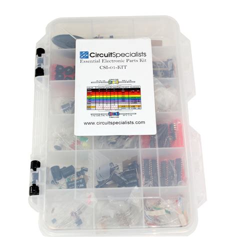 Essential Electronic Parts Kit from Circuit Specialists