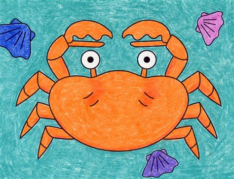 Crab Drawing For Kids