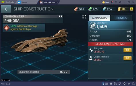 Star Trek Fleet Command on PC: Resource And Buildings Guide | BlueStacks