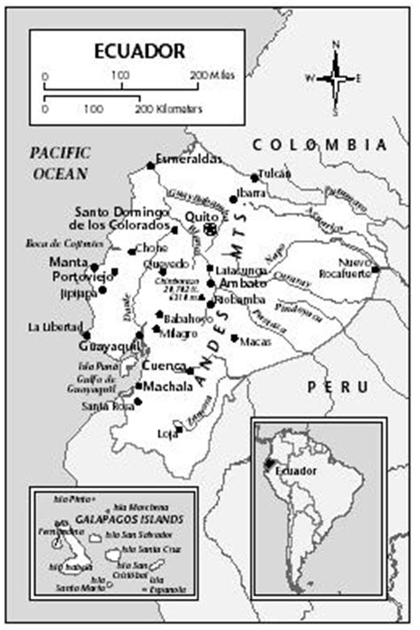 Climate - Ecuador - average, area, temperature