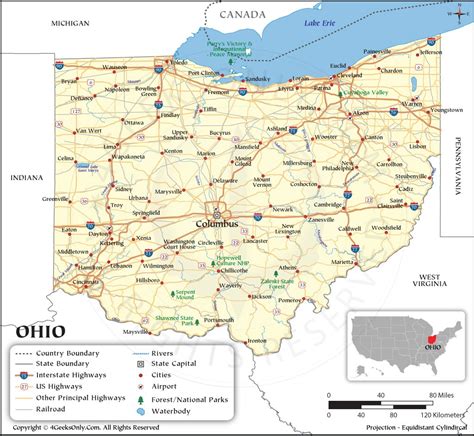 Ohio Map