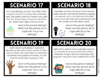 Role-Playing Scenarios and Coping Strategy Cards ⭐️ SEL by 3rd Grade Charm