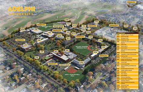 Campus Map | Brand Identity | Adelphi University