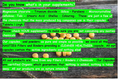 What exactly are in your supplements ? – 5greens