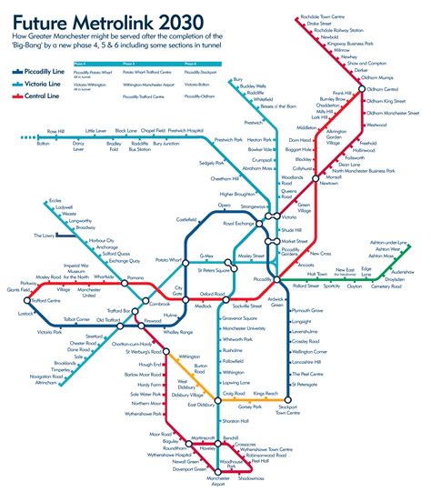 Manchester Metrolink tram map