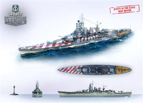 RM Roma Littorio-class battleship Cavour, Military Weapons, Submarines, Aircraft Carrier, Model ...