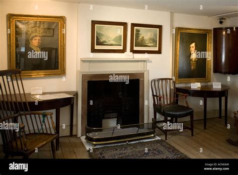 Scotland. Dumfries&Galloway. Dumfries. Robert Burns' house, interior ...