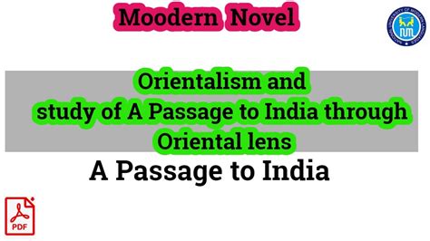 A passage to India | Themes in A passage to India | Orientalism in a passage to India - YouTube