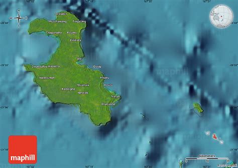 Satellite Map of Lifou