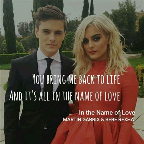 In The Name Of Love - Martin Garrix ft Bebe Rexha