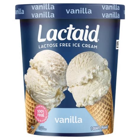 Lactaid Lactose Free Vanilla Ice Cream, 32 fl oz - Harris Teeter