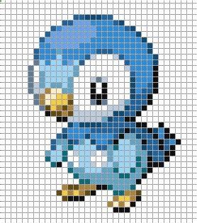 Piplup by Hama-Girl.deviant... on @deviantART - Crafting Tips | Pixel ...