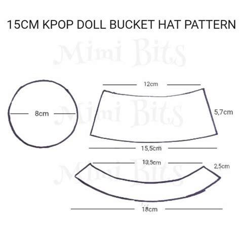 mimibitscoolcraft on Instagram | Bucket hat pattern, Hat pattern, Dolls clothes diy