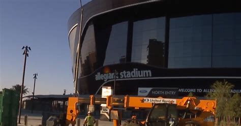 Allegiant Stadium construction is wrapping up; future of football ...