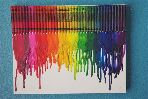 Melted Crayon Art {Tutorial} - Happiness is Homemade