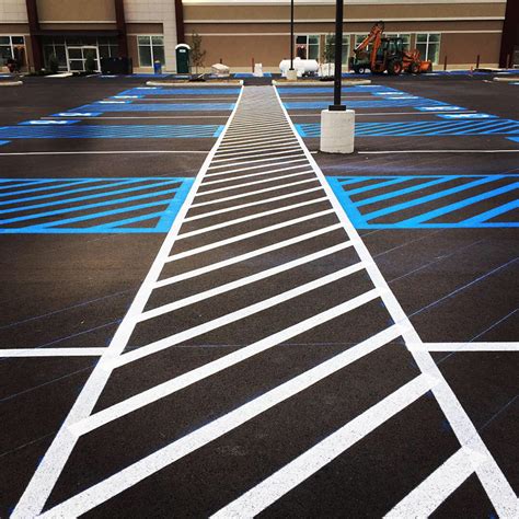 Parking Lot Striping Pictures & Design - Gallery 1-800-STRIPER