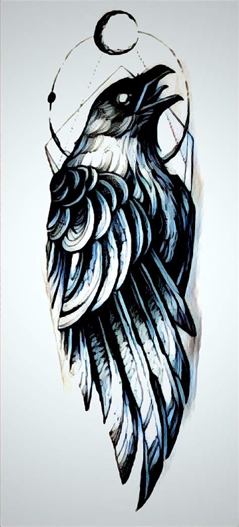 viking raven tattoo designs - Nickolas Kellogg