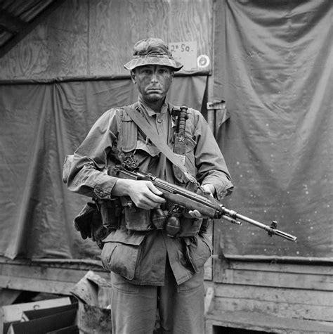 Vietnam War. Us Marine Sergeant Photograph by Everett