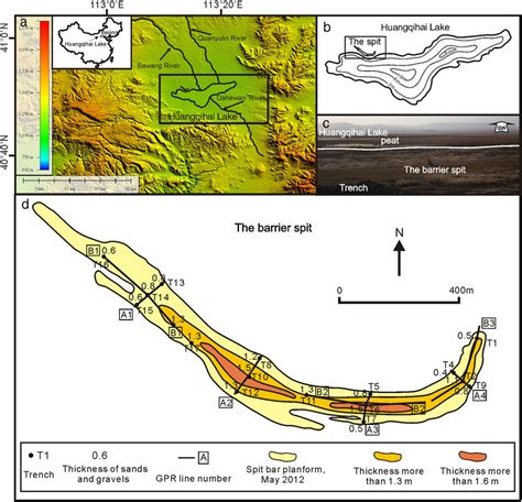 Study site and location. (a) A GMT shaded topographic map with the... | Download Scientific Diagram