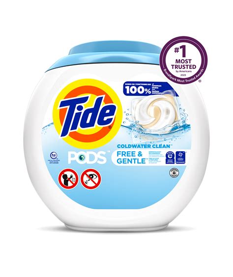 Tide PODS Free and Gentle Laundry Detegent Pacs | Tide