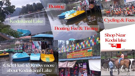 Kodai Lake Kodaikanal | Boating | Cycling | Horse Riding | Shopping - YouTube