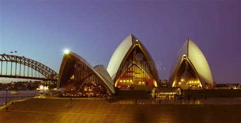 Night View of Opera House in Sydney Australia Editorial Stock Image - Image of downtown, holiday ...