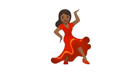 💃🏾 Woman Dancing: Medium-dark Skin Tone Emoji