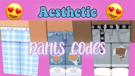 Aesthetic Roblox Girl Pants