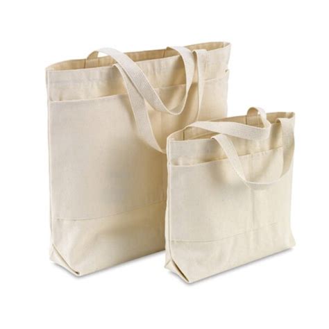 Heavy Duty Canvas Tote bag With Pocket Outside - Avecobaggie