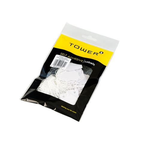 String Tags - 30 x 47mm - White - 1 Pack | TWR-ST27 | SupplyWise