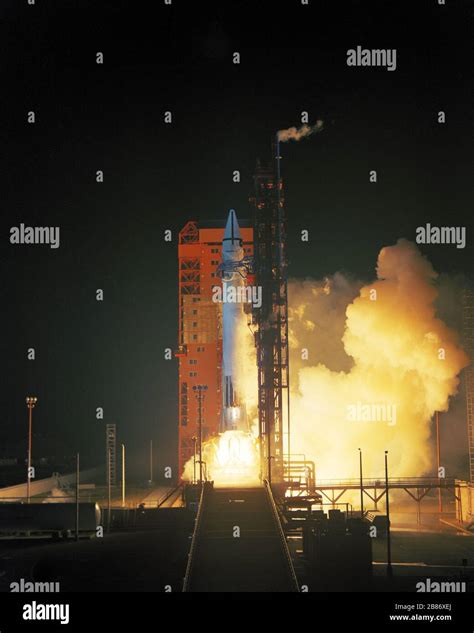 Mariner 6 Launch Stock Photo - Alamy